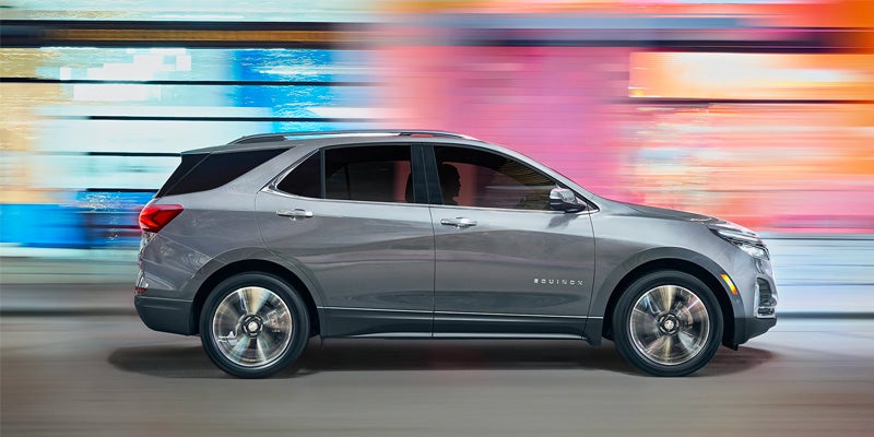 A gray 2023 Chevy Equinox.