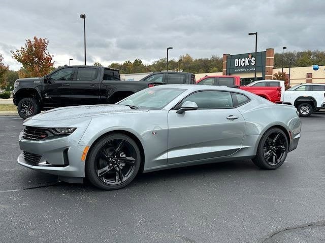 A gray 2024 Chevy Camaro.