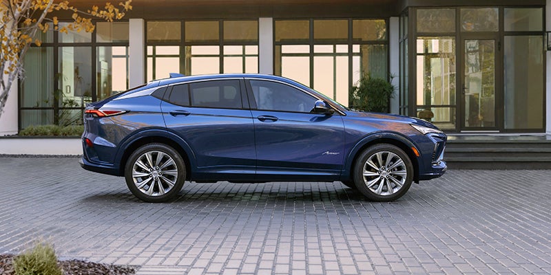 A blue 2024 Buick Envista.