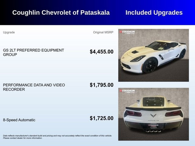 2017 Chevrolet Corvette Grand Sport 2LT