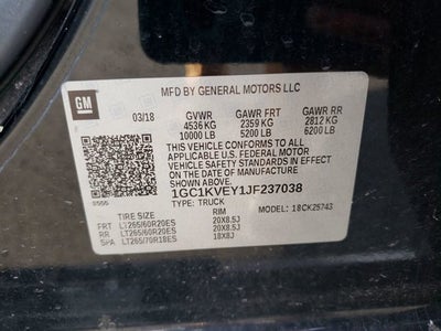 2018 Chevrolet Silverado 2500HD LT