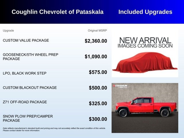 2025 Chevrolet Silverado 2500HD 4WD Crew Cab 159" Custom