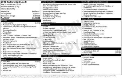 2022 Kia Sorento X-Line S