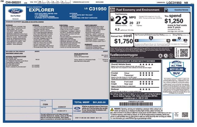 2020 Ford Explorer Limited