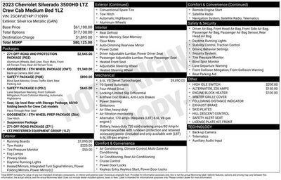 2023 Chevrolet Silverado 3500HD LTZ