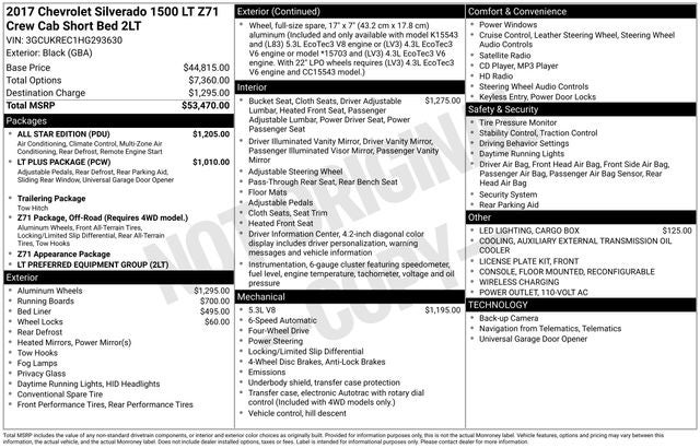 2017 Chevrolet Silverado 1500 LT