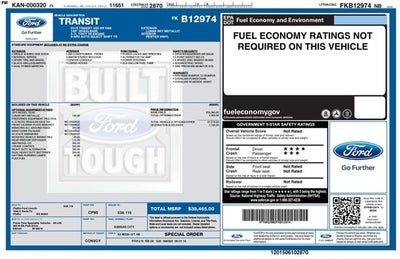 2015 Ford Transit Cargo Van Base