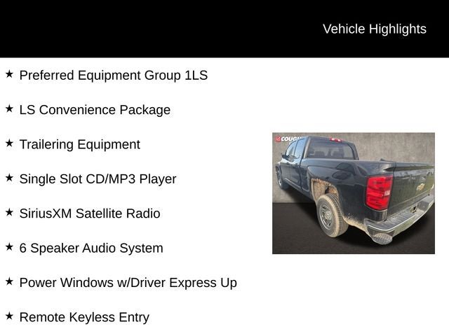 2015 Chevrolet Silverado 1500 LS