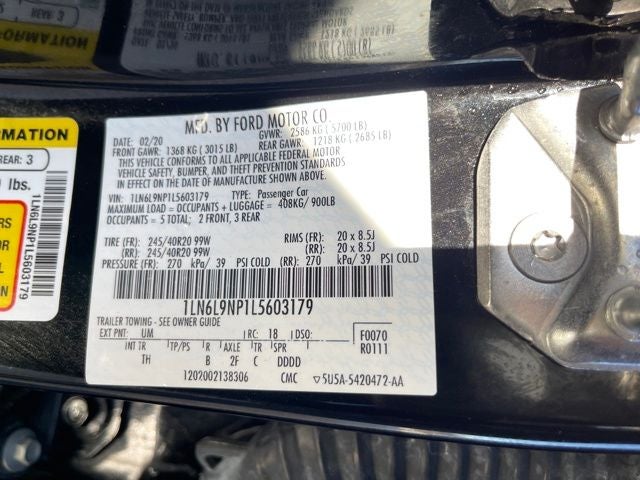 2020 Lincoln Continental Reserve