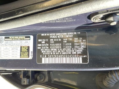 2012 Hyundai Santa Fe Limited