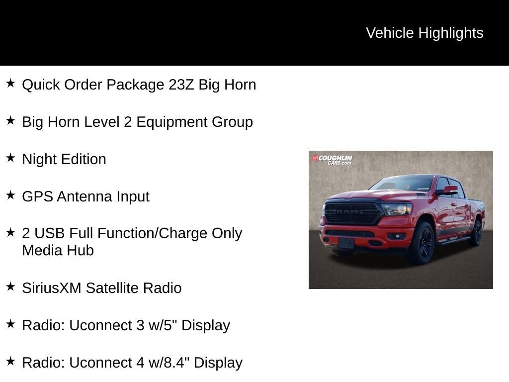2020 RAM 1500 Big Horn