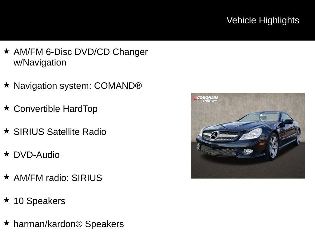 2009 Mercedes-Benz SL550 V8