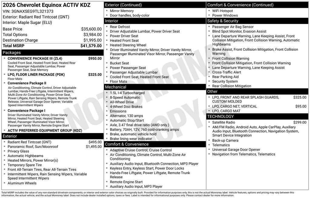 2026 Chevrolet Equinox ACTIV
