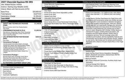2027 Chevrolet Equinox RS