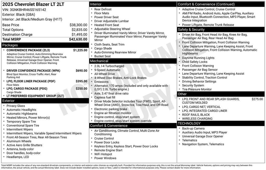 2025 Chevrolet Blazer 2LT