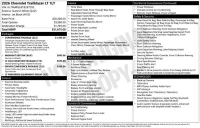 2026 Chevrolet Trailblazer LT