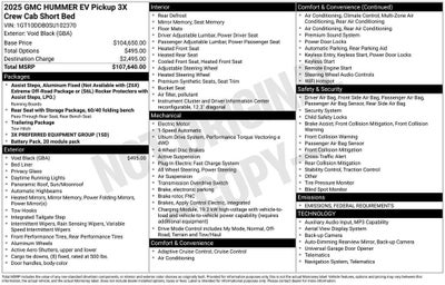 2025 GMC HUMMER EV Pickup 3X