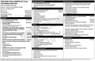 2026 GMC Sierra 2500 HD SLT