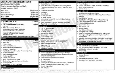2026 GMC Terrain Elevation