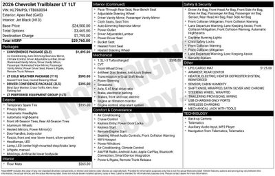 2026 Chevrolet Trailblazer LT