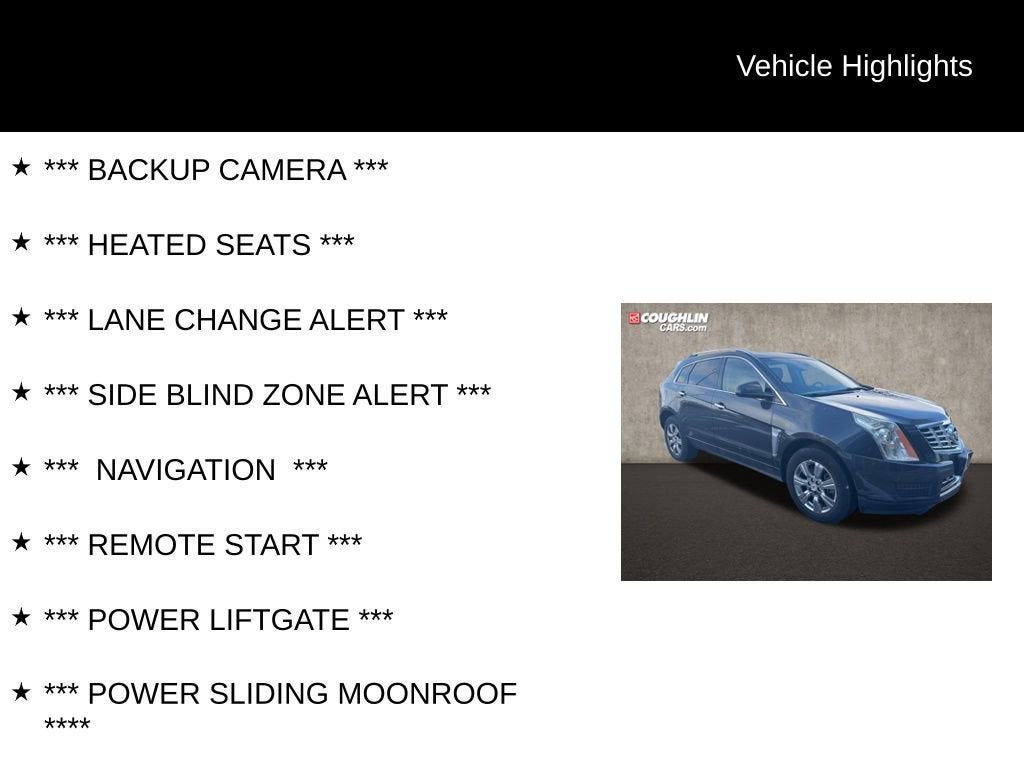 2015 Cadillac SRX Luxury Collection