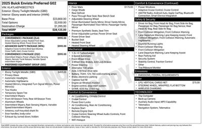 2025 Buick Envista Preferred