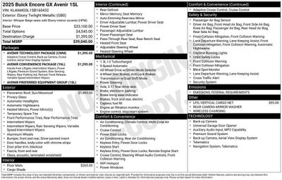 2025 Buick Encore GX Avenir