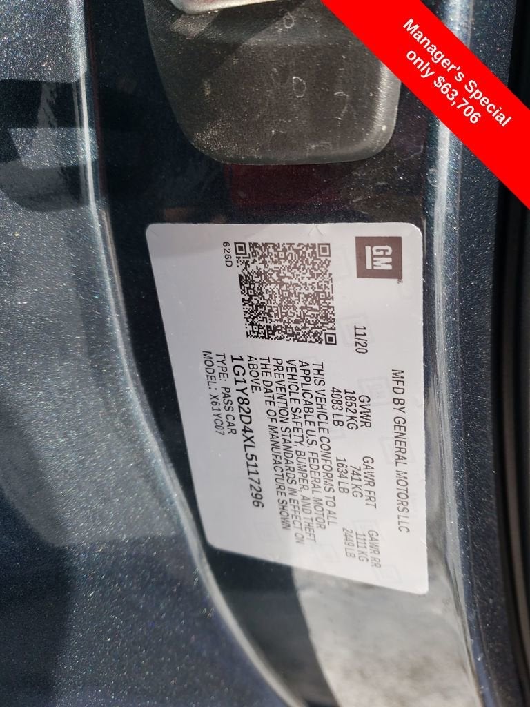 2020 Chevrolet Corvette Stingray 3LT