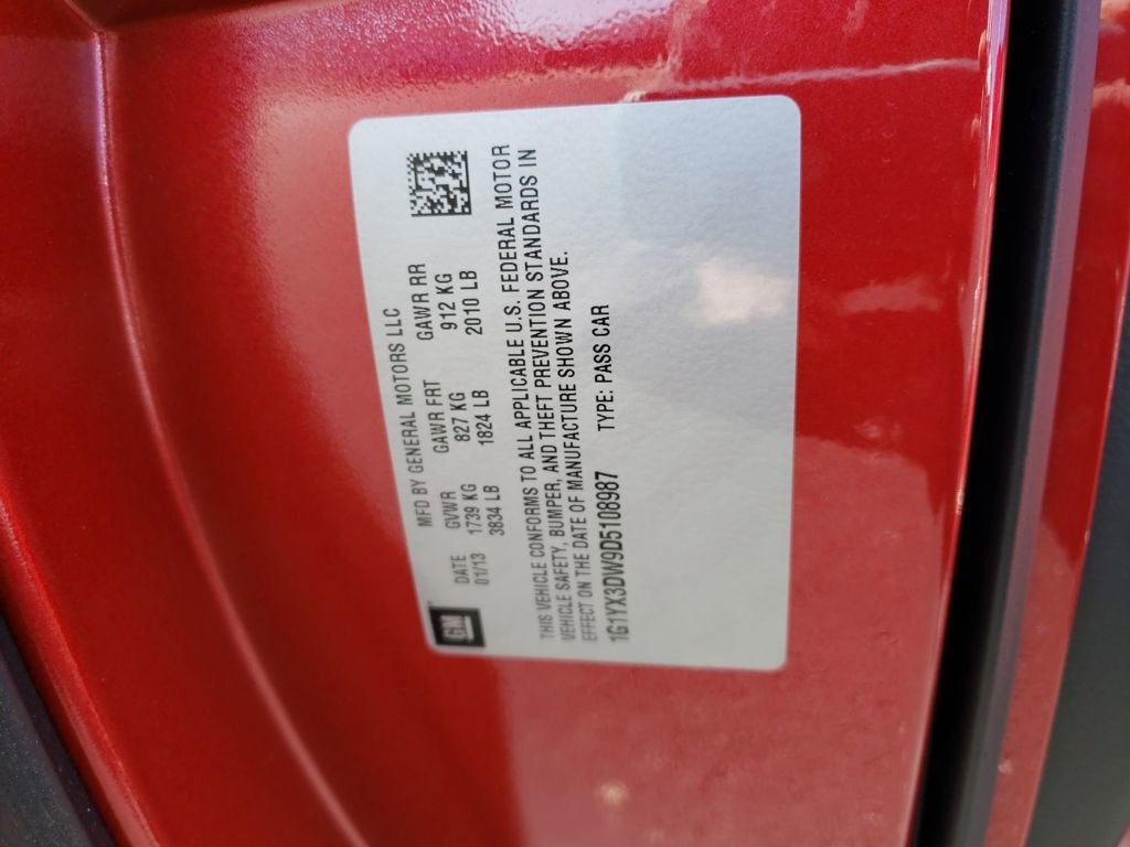 2013 Chevrolet Corvette Grand Sport Grand Sport 4LT