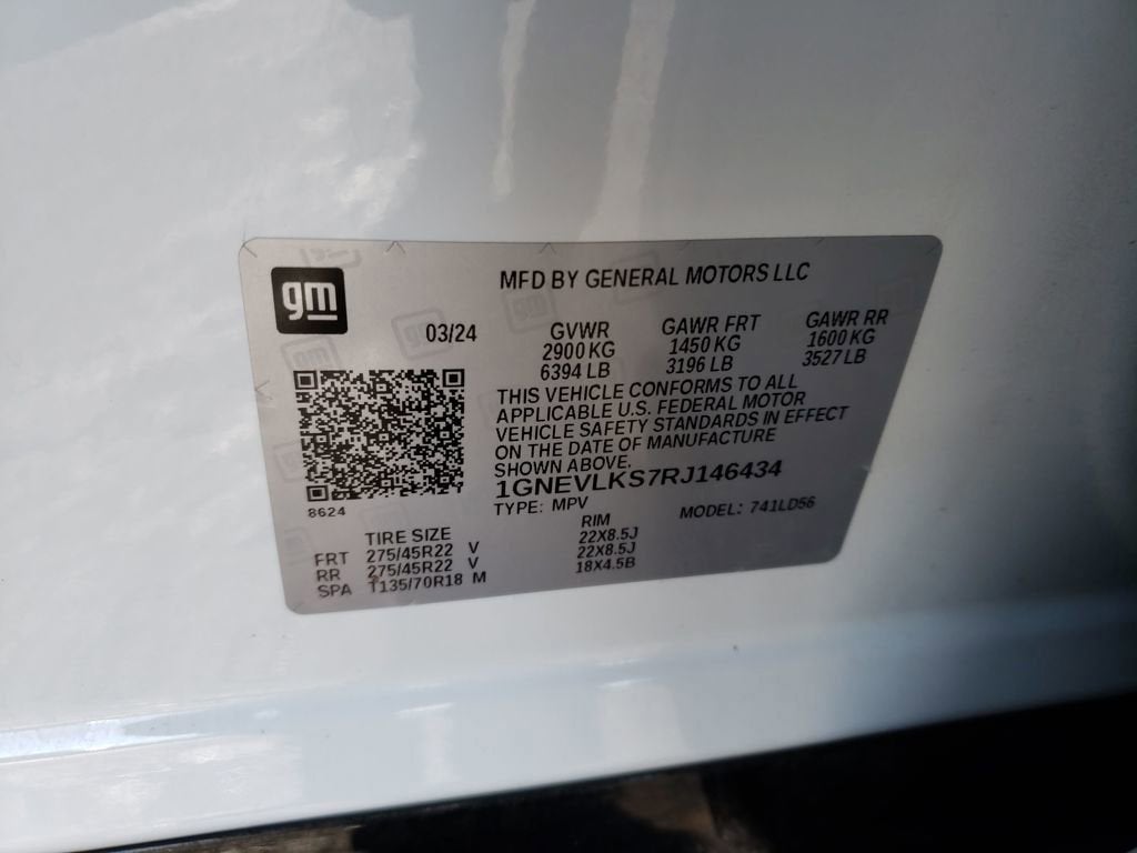 2024 Chevrolet Traverse RS