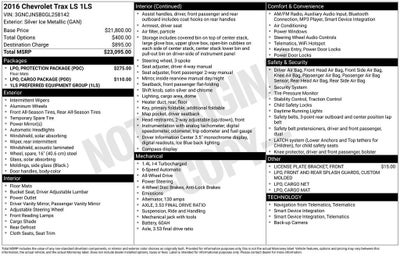 2016 Chevrolet Trax LS