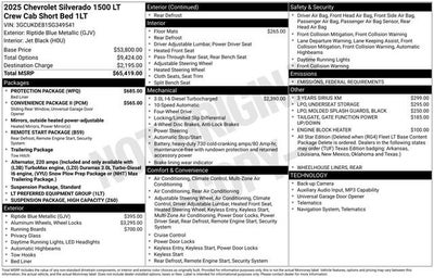 2025 Chevrolet Silverado 1500 LT